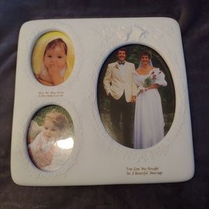 Wedding picture frame